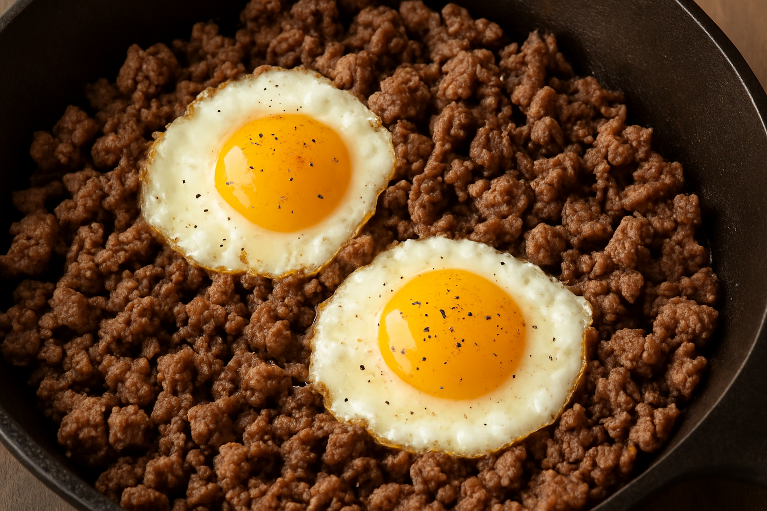 Ground Beef And Eggs Recipe
