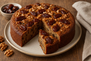 Date And Walnut Cake Recipe