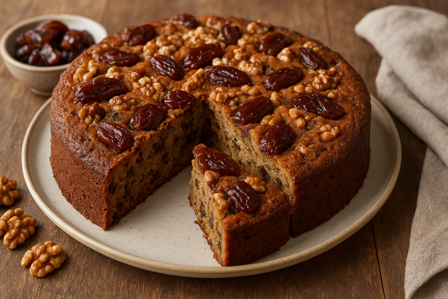 Date And Walnut Cake Recipe
