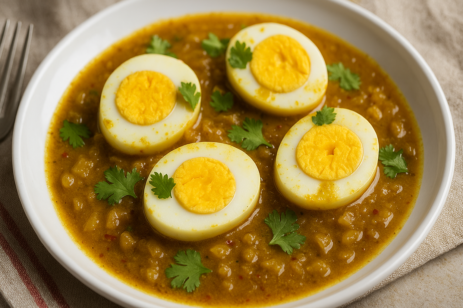 English Curried Eggs Recipe