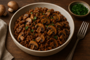 Mushroom Meat Recipe