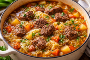 Cabbage Soup With Meat Recipe