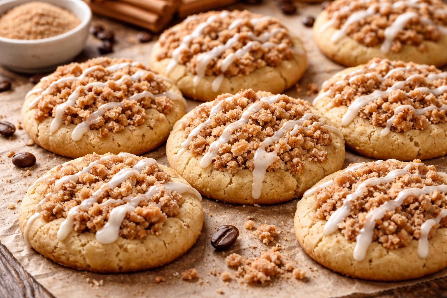 Coffee Cake Cookies Recipe