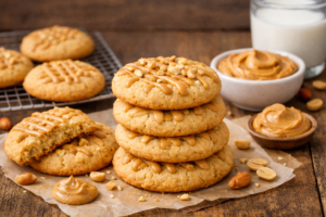 Peanut Butter Cake Cookies