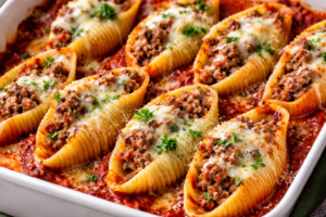 Stuffed Shells With Meat Recipe