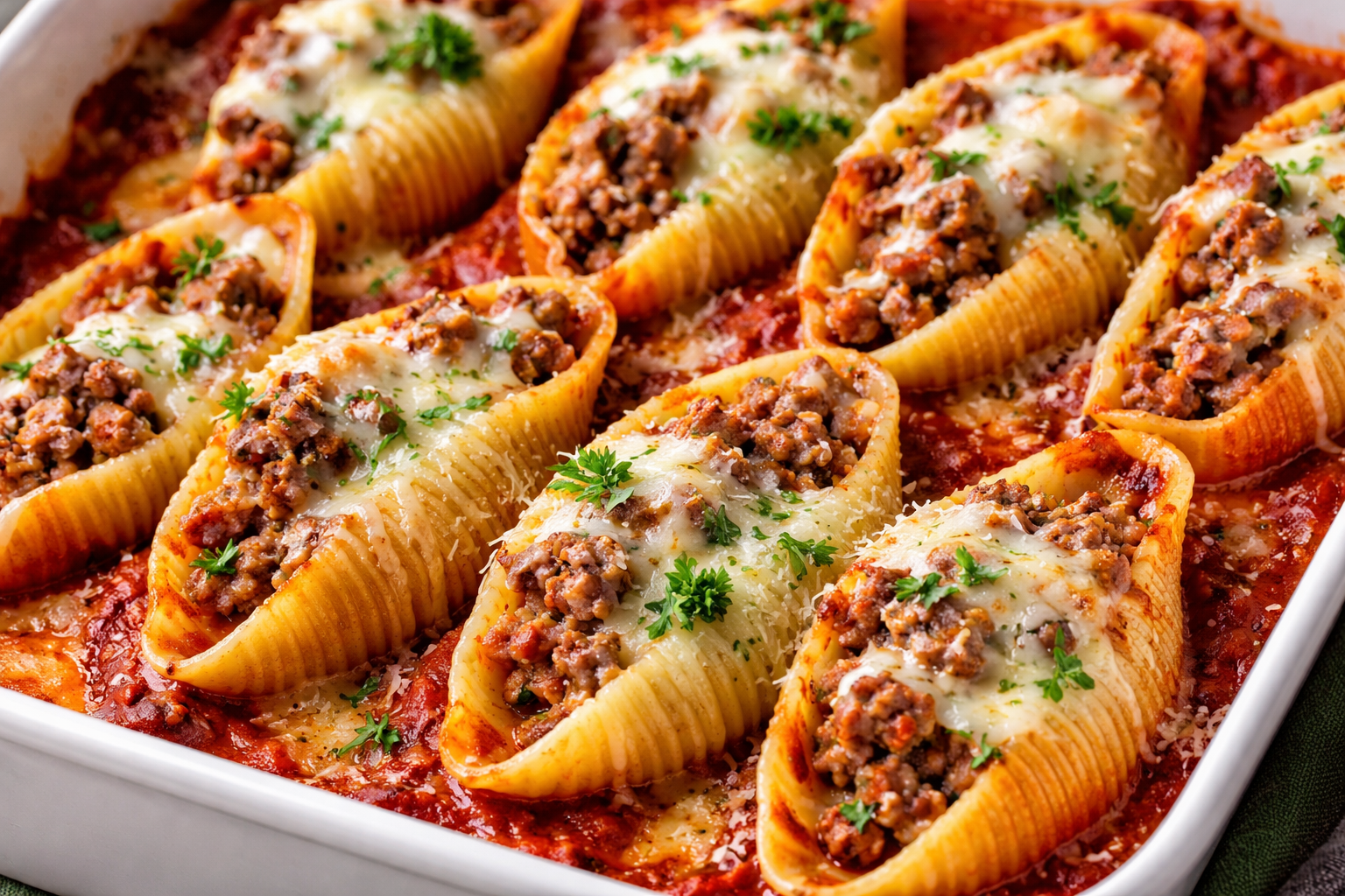 Stuffed Shells With Meat Recipe