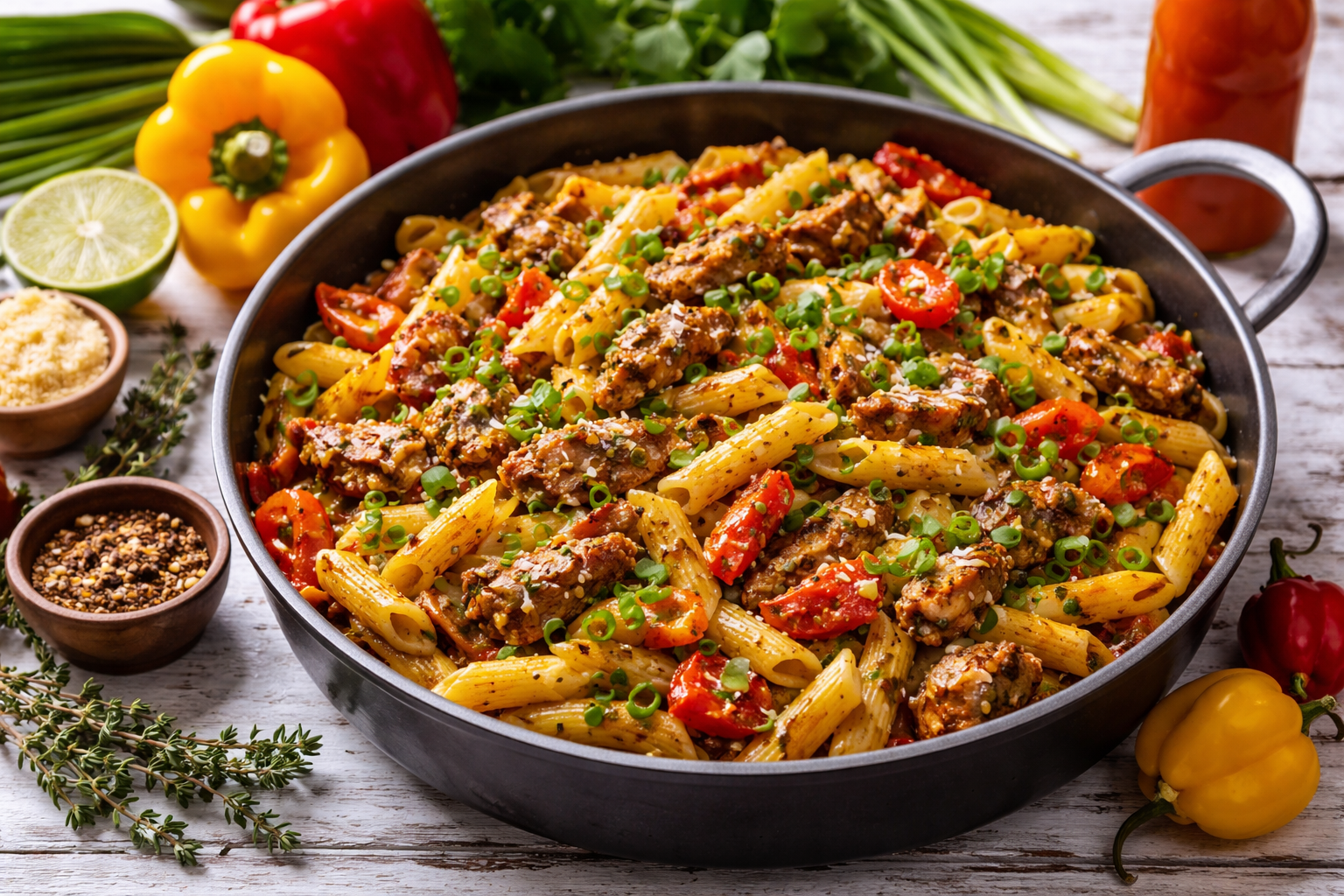 Jamaican Rasta Pasta Recipe