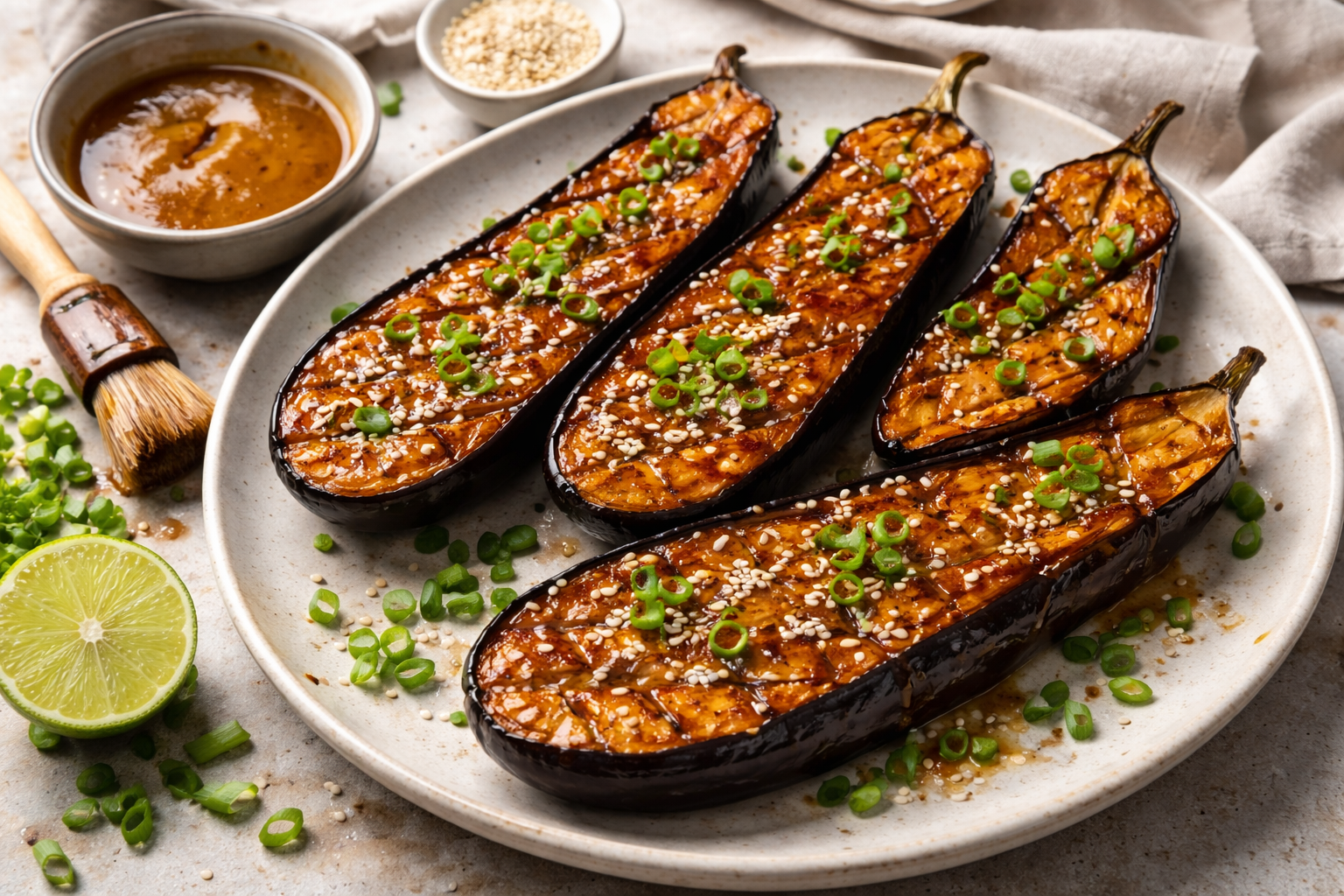 Miso Glazed Eggplant Recipe