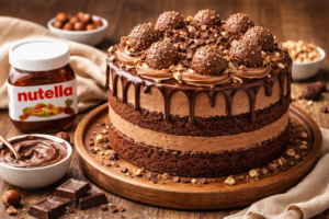 Nutella Chocolate Cake Recipe