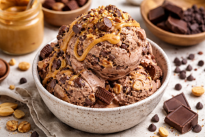 Peanut Butter Chocolate Ice Cream Recipe