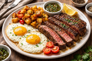 Steak And Eggs Recipe