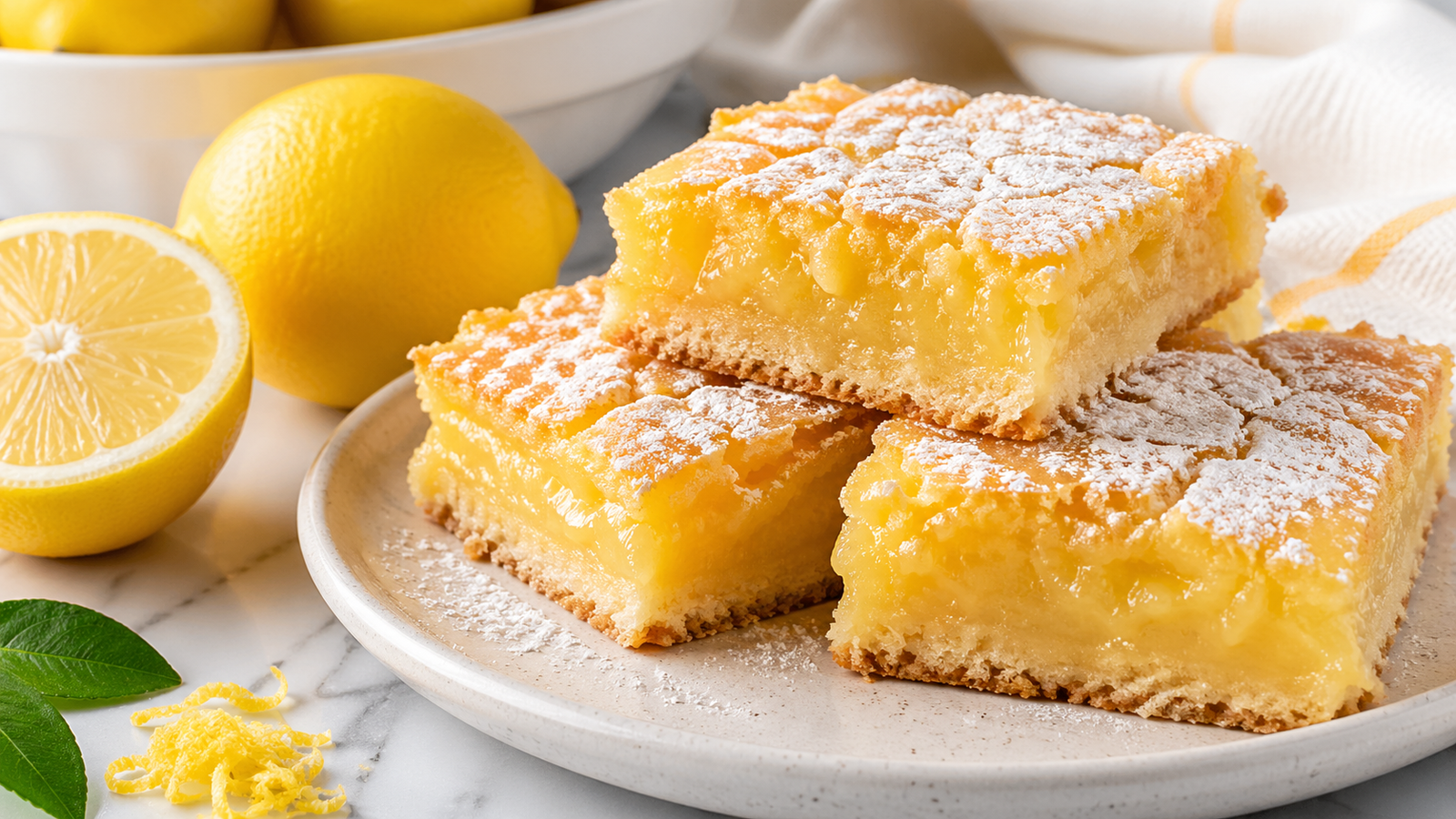 Lemon Ooey Gooey Butter Cake Recipe